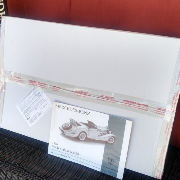 ‼️SOLD‼️RARE Vintage Pocher Rivarossi 1936 Mercedes Benz 540K Cabrio Kit!! - Picture 2 of 6